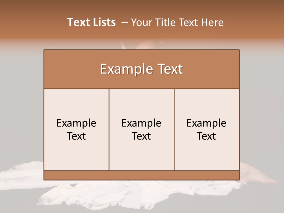 Bride Elegance Caucasian PowerPoint Template