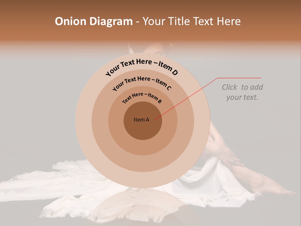 Bride Elegance Caucasian PowerPoint Template