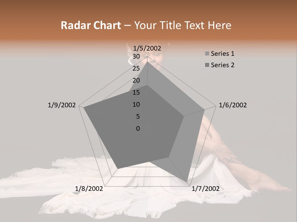 Bride Elegance Caucasian PowerPoint Template