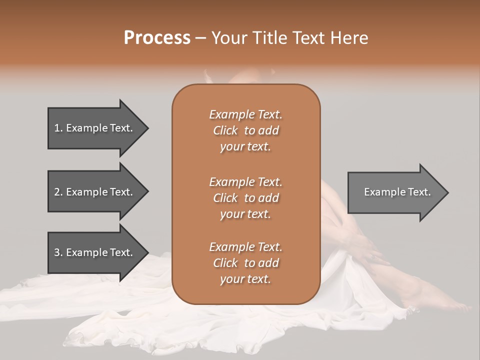 Bride Elegance Caucasian PowerPoint Template