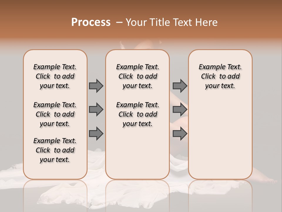Bride Elegance Caucasian PowerPoint Template