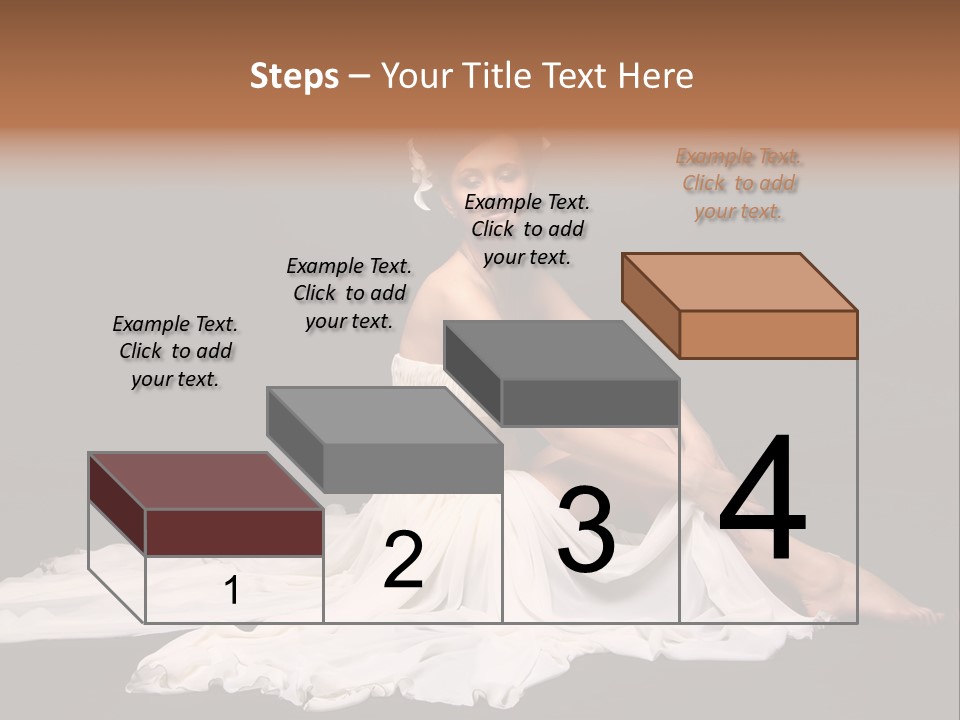 Bride Elegance Caucasian PowerPoint Template