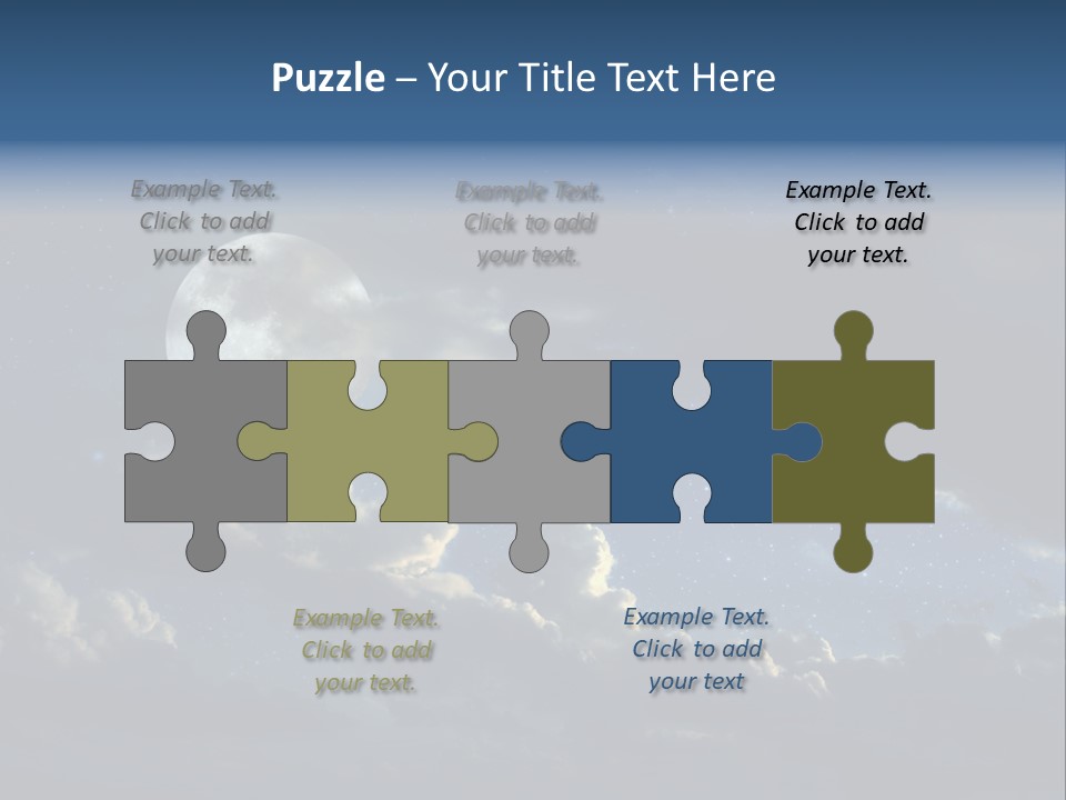 Astrology Digital Landscape PowerPoint Template