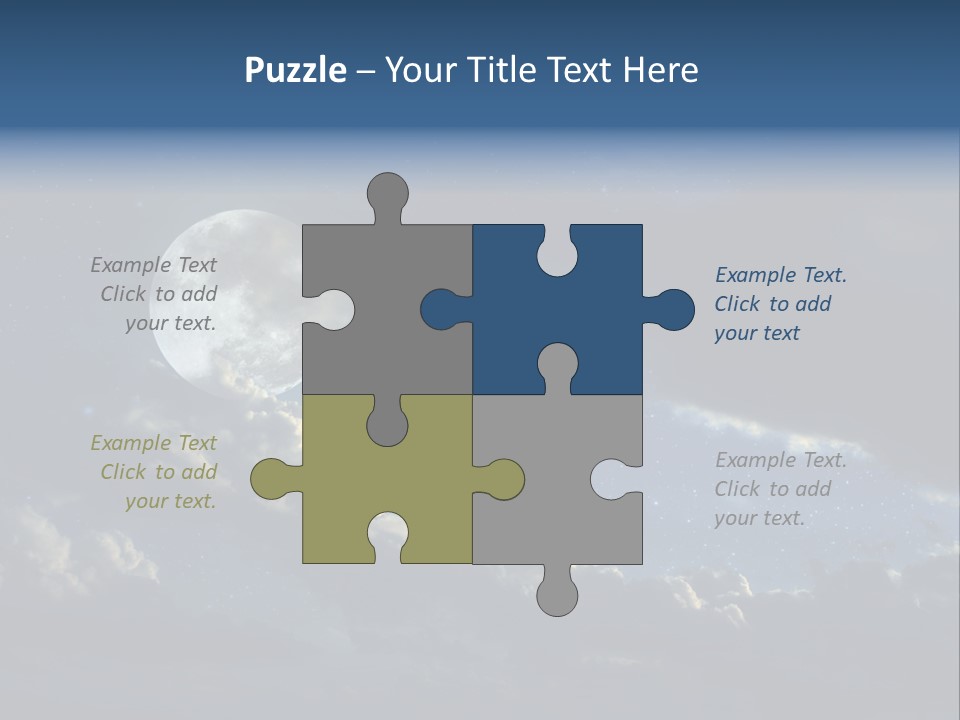 Astrology Digital Landscape PowerPoint Template