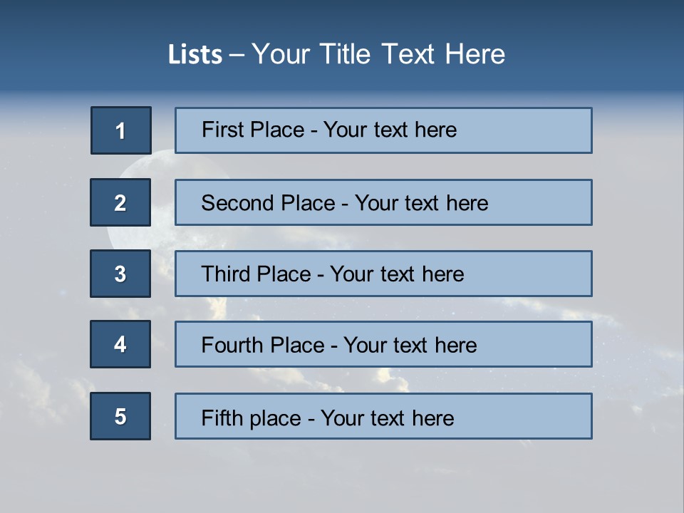 Astrology Digital Landscape PowerPoint Template