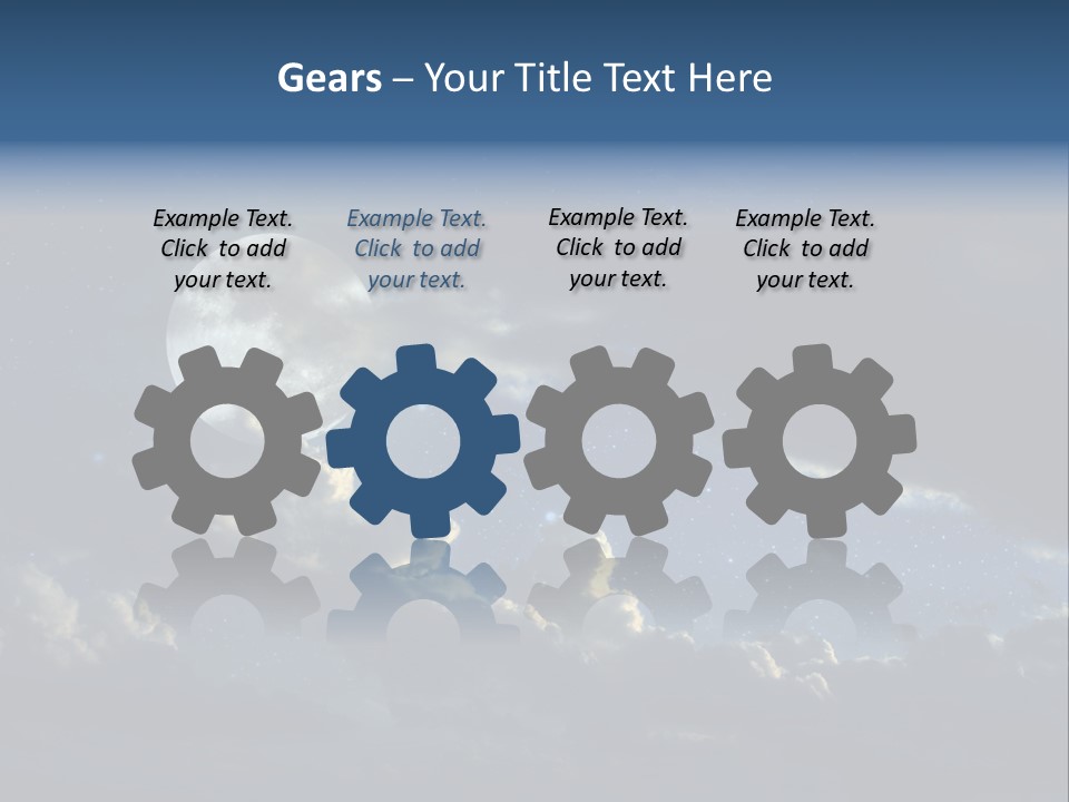 Astrology Digital Landscape PowerPoint Template