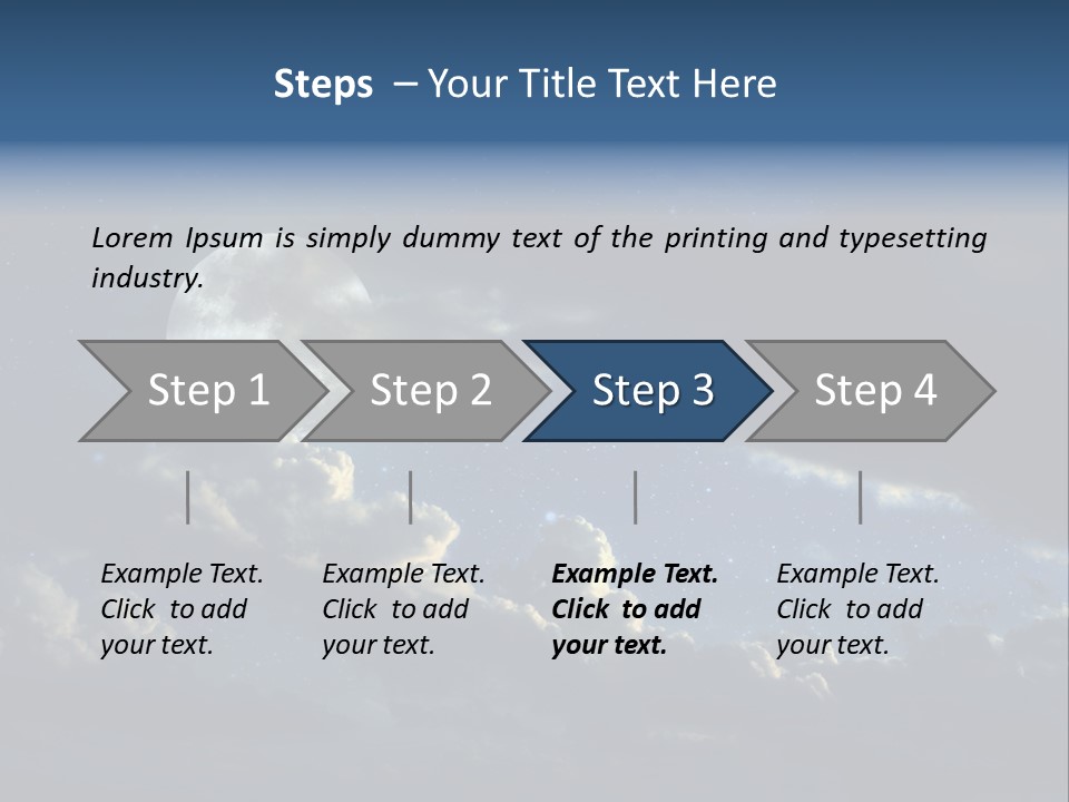 Astrology Digital Landscape PowerPoint Template