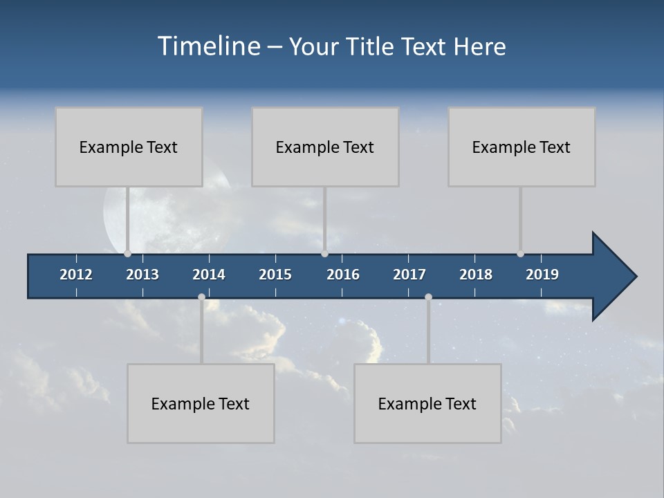 Astrology Digital Landscape PowerPoint Template