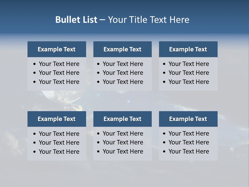 Astrology Digital Landscape PowerPoint Template
