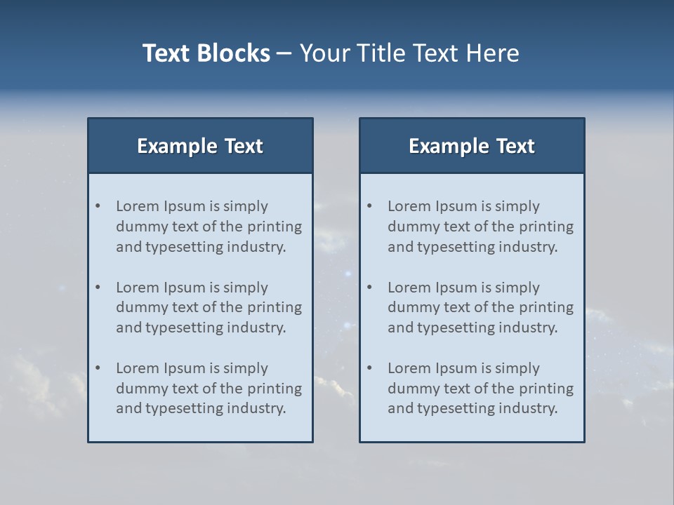 Astrology Digital Landscape PowerPoint Template
