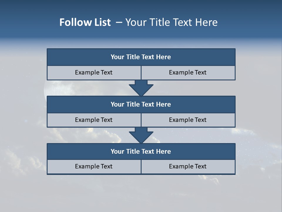 Astrology Digital Landscape PowerPoint Template