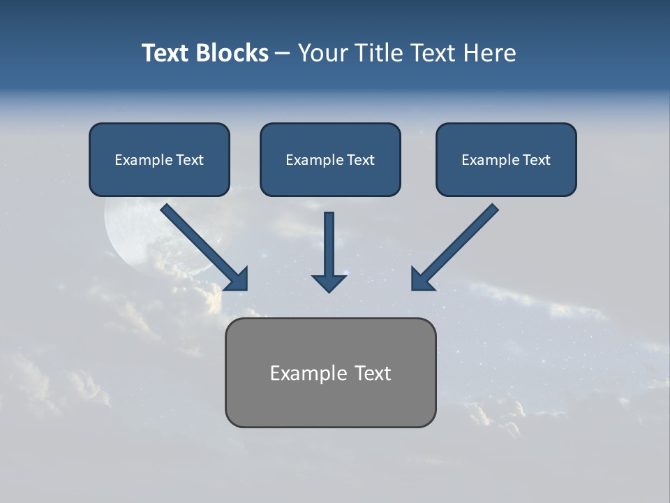 Astrology Digital Landscape PowerPoint Template