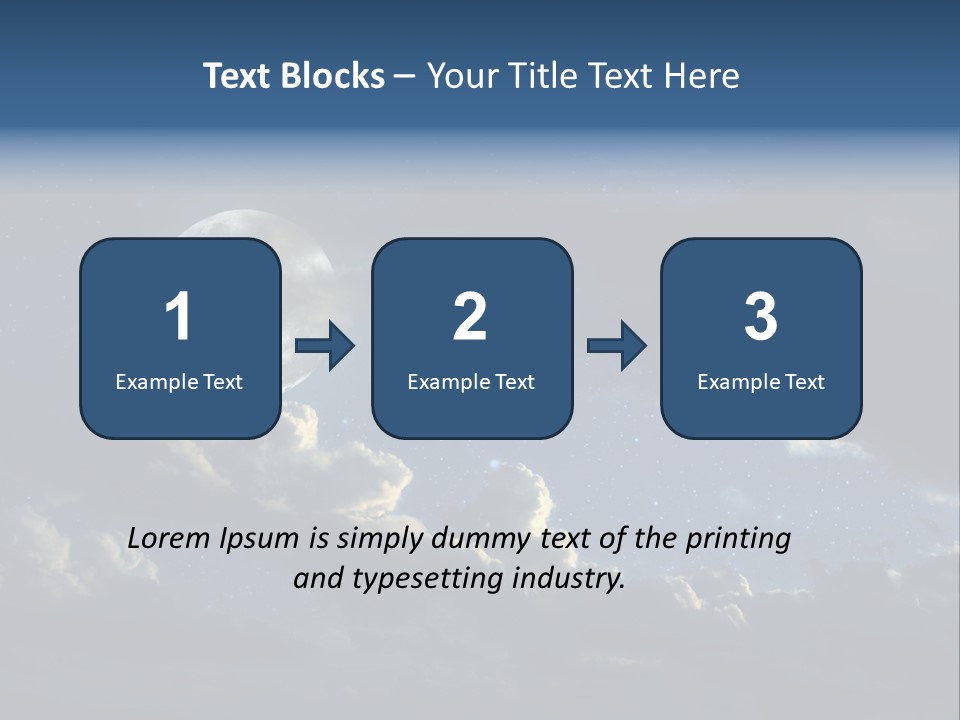 Astrology Digital Landscape PowerPoint Template