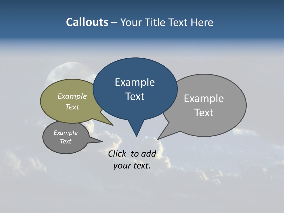 Astrology Digital Landscape PowerPoint Template