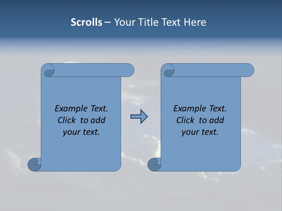 Astrology Digital Landscape PowerPoint Template