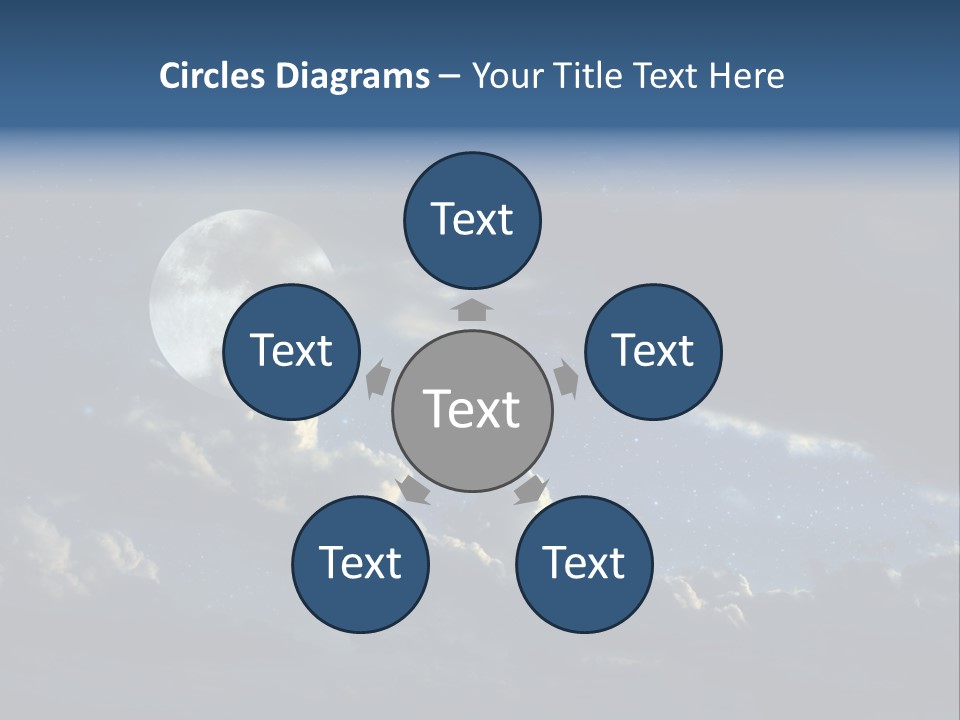 Astrology Digital Landscape PowerPoint Template
