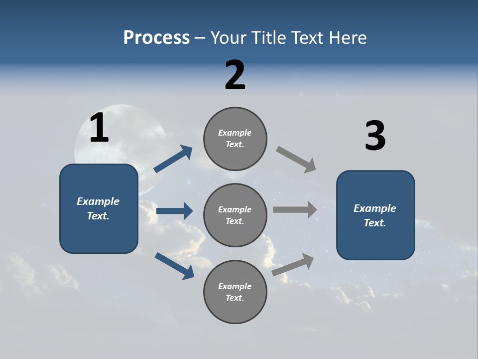 Astrology Digital Landscape PowerPoint Template