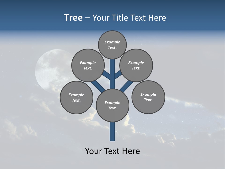 Astrology Digital Landscape PowerPoint Template