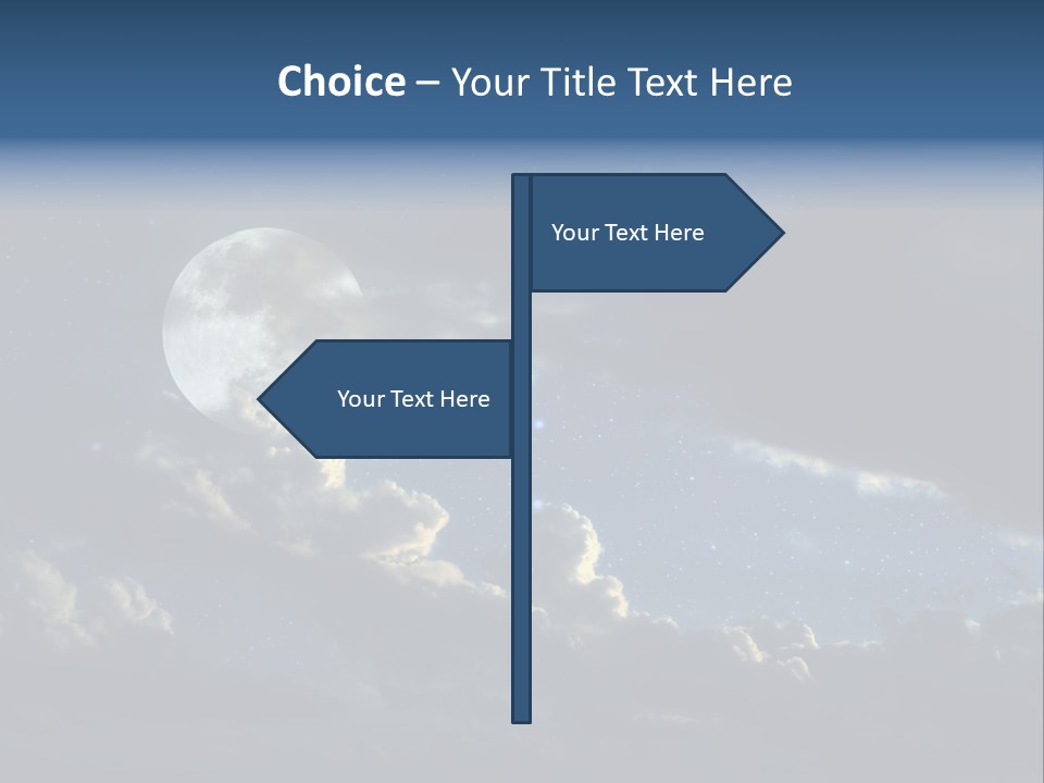 Astrology Digital Landscape PowerPoint Template