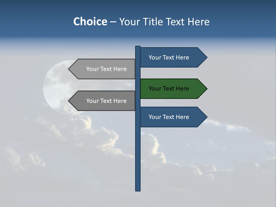Astrology Digital Landscape PowerPoint Template