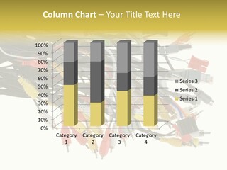 Cord Network Red PowerPoint Template