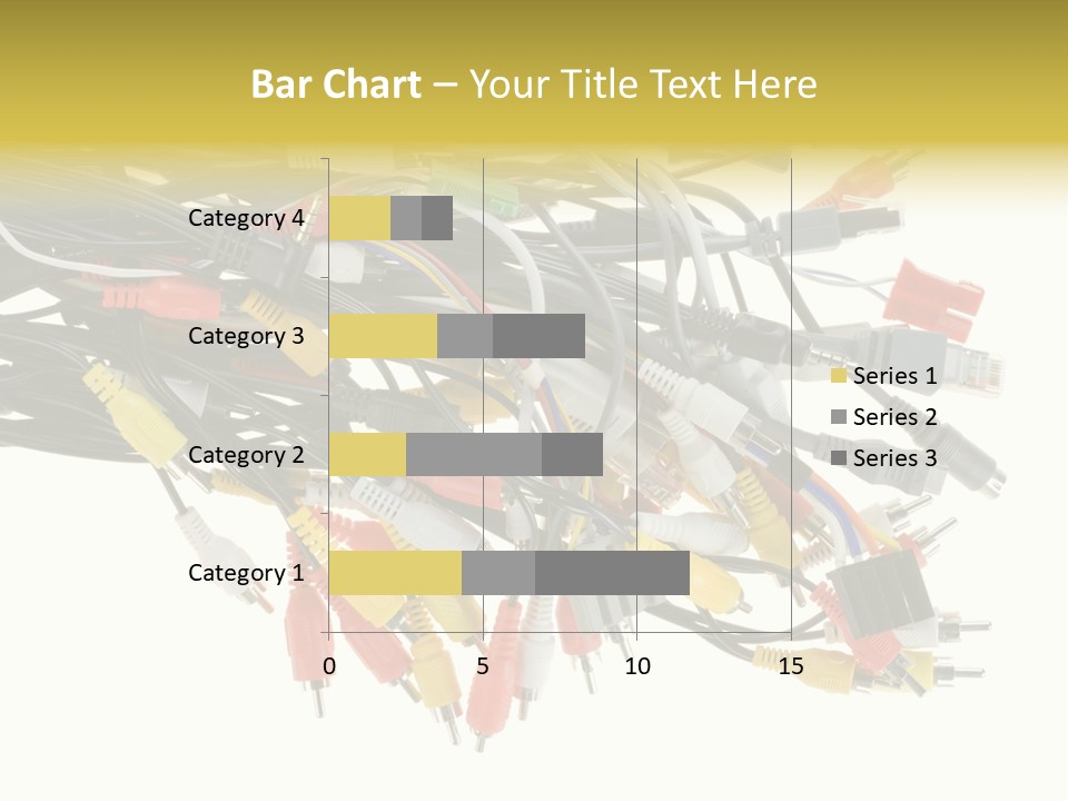 Cord Network Red PowerPoint Template