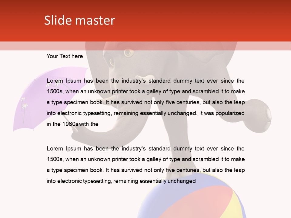 Trunk Humor Circus PowerPoint Template