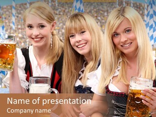 Wies Blond Oktoberfest PowerPoint Template