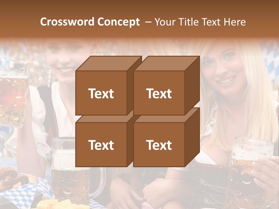 Wies Blond Oktoberfest PowerPoint Template