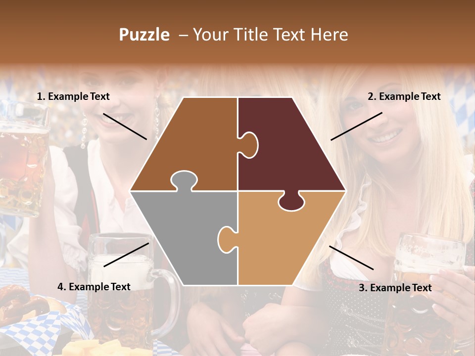 Wies Blond Oktoberfest PowerPoint Template