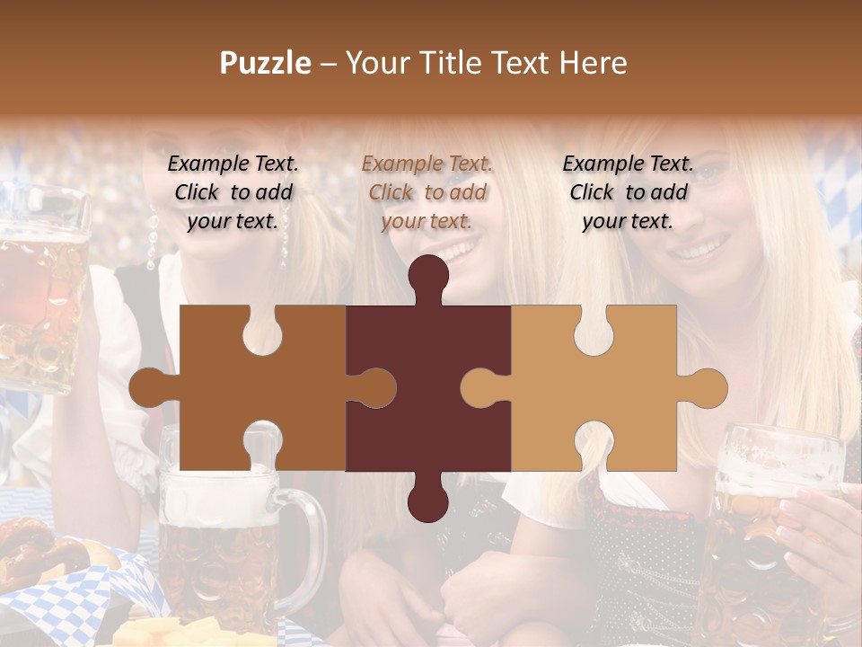 Wies Blond Oktoberfest PowerPoint Template