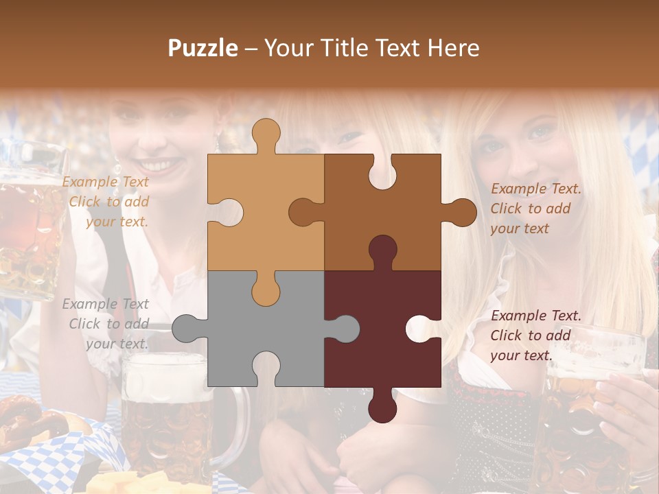 Wies Blond Oktoberfest PowerPoint Template