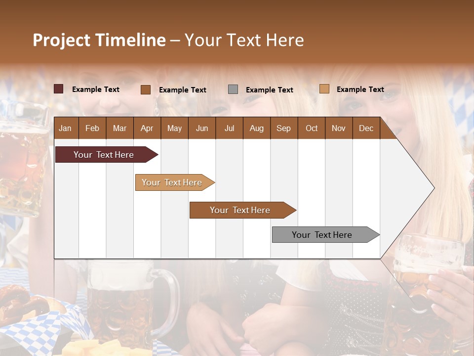 Wies Blond Oktoberfest PowerPoint Template