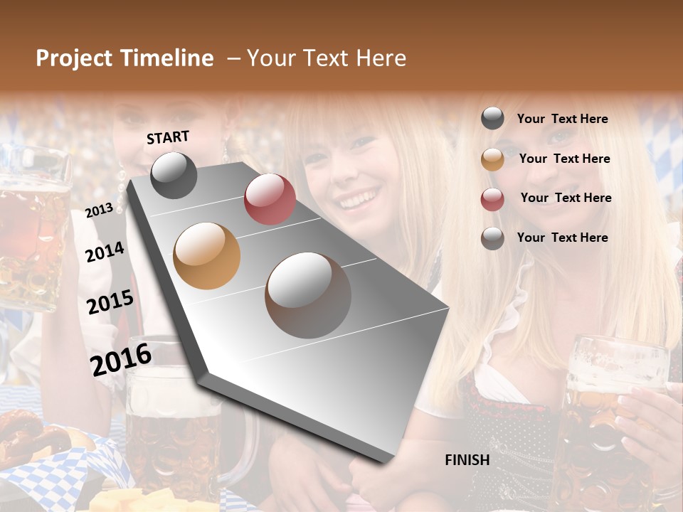 Wies Blond Oktoberfest PowerPoint Template