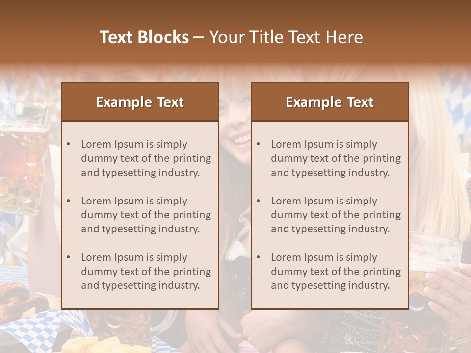 Wies Blond Oktoberfest PowerPoint Template