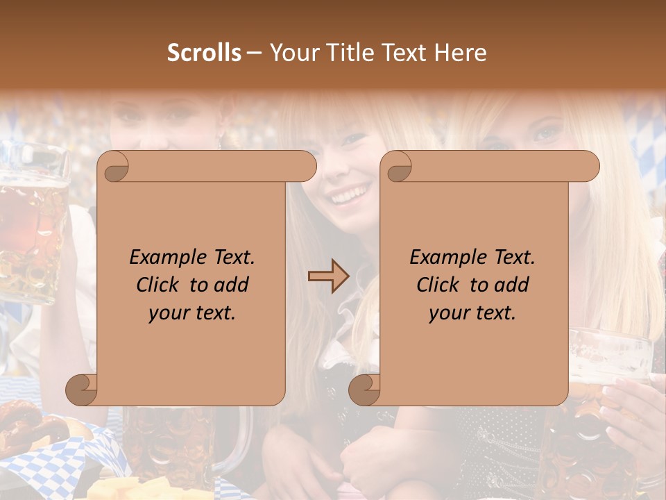 Wies Blond Oktoberfest PowerPoint Template
