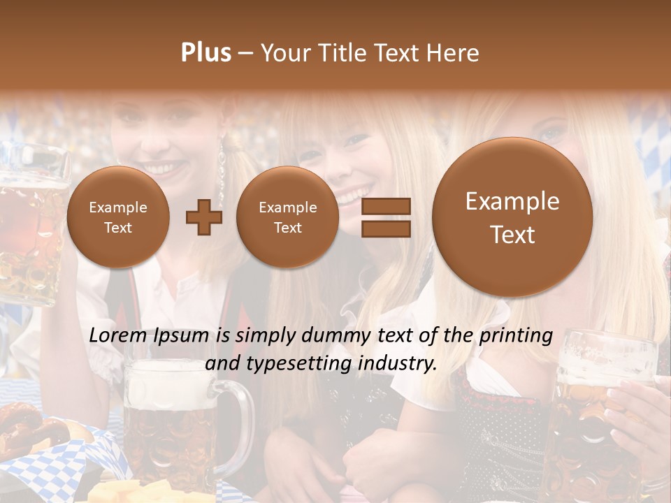 Wies Blond Oktoberfest PowerPoint Template