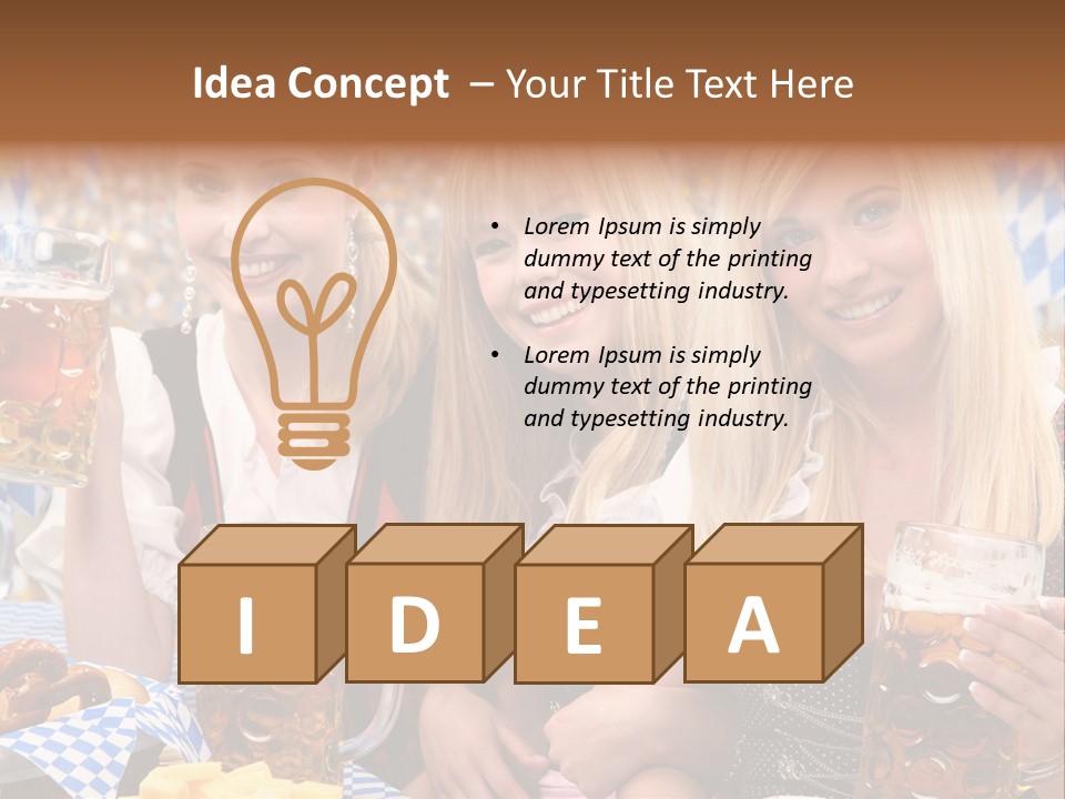 Wies Blond Oktoberfest PowerPoint Template