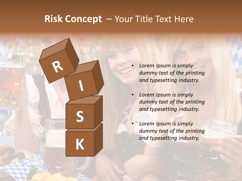 Wies Blond Oktoberfest PowerPoint Template