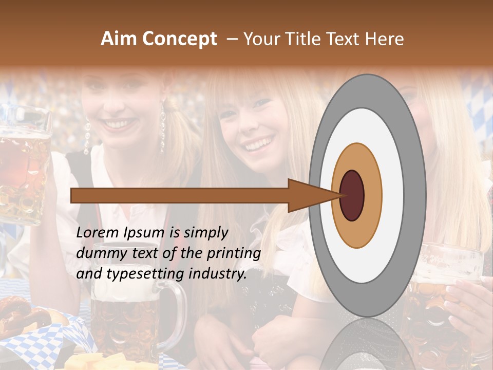 Wies Blond Oktoberfest PowerPoint Template