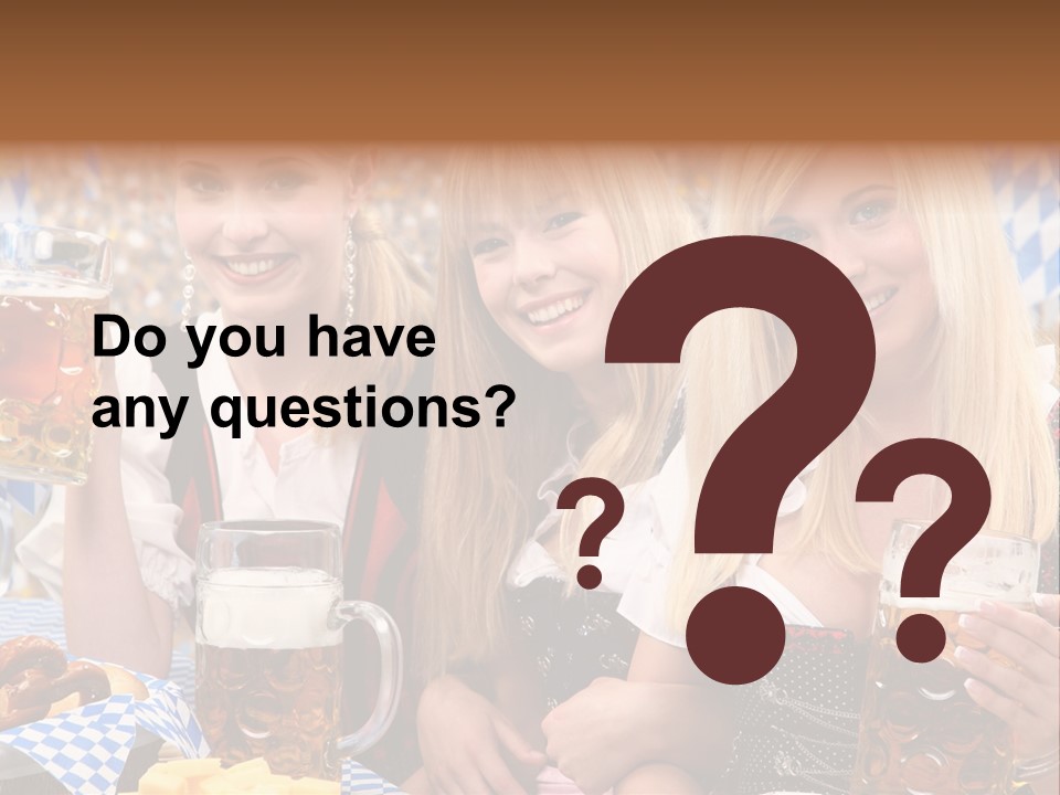 Wies Blond Oktoberfest PowerPoint Template