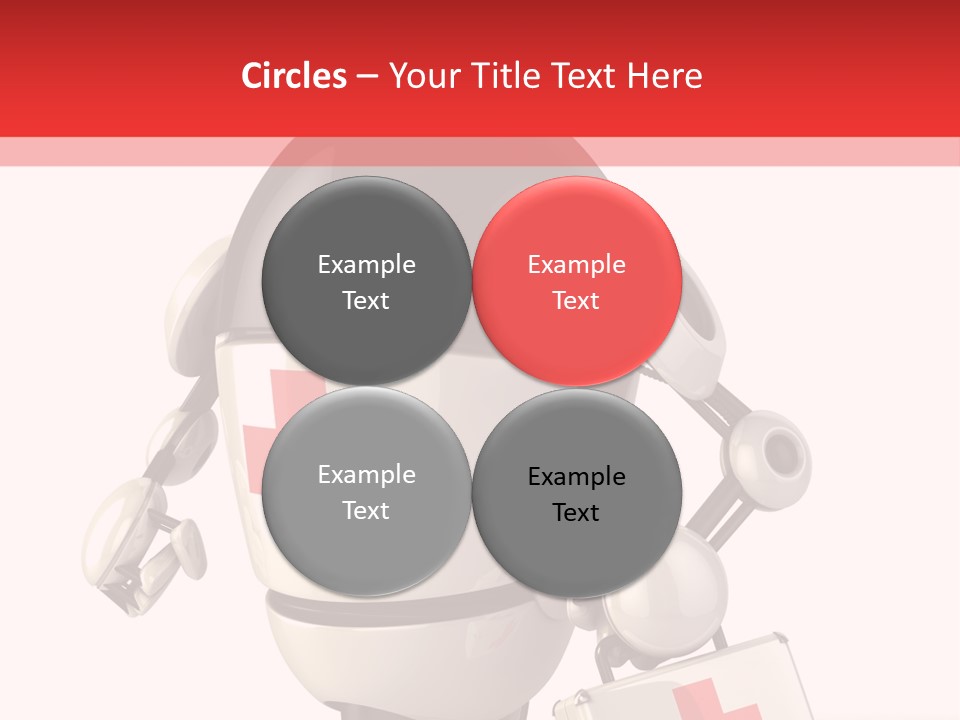 Abstract Technology Nurse PowerPoint Template