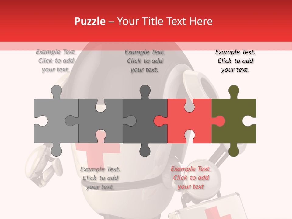 Abstract Technology Nurse PowerPoint Template