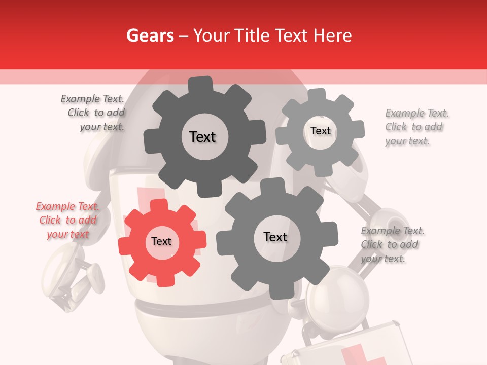 Abstract Technology Nurse PowerPoint Template