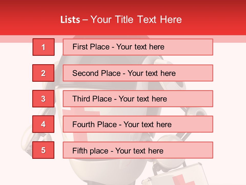 Abstract Technology Nurse PowerPoint Template