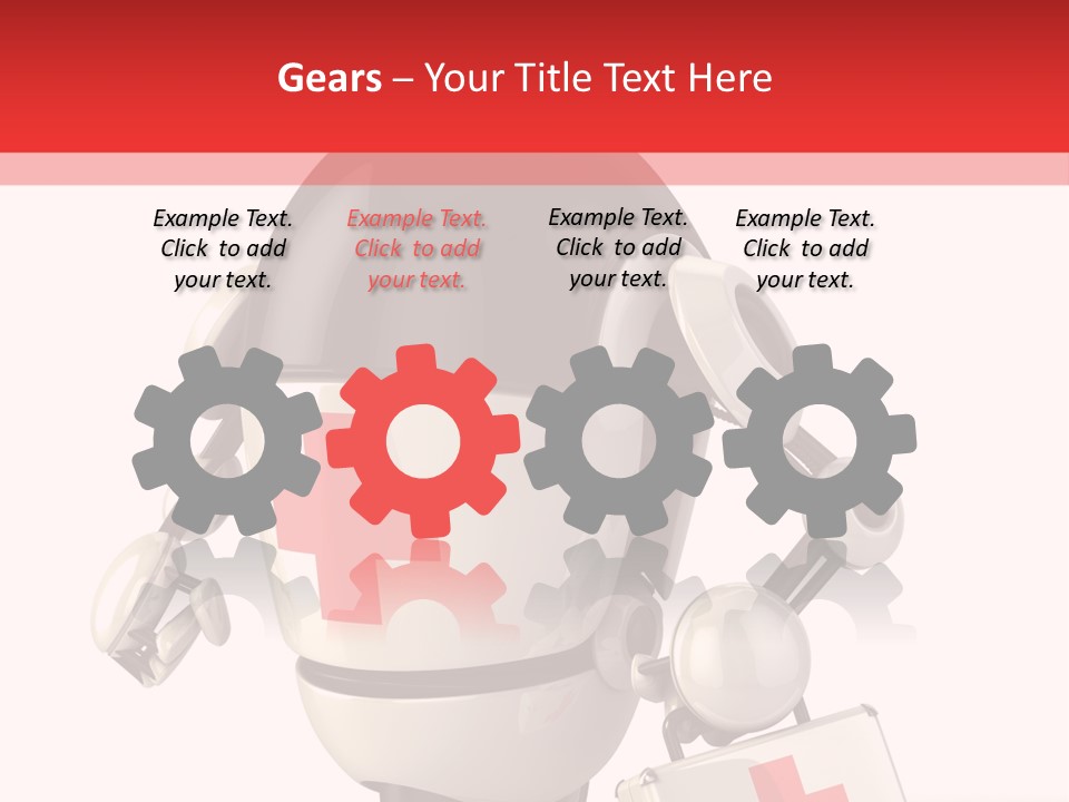 Abstract Technology Nurse PowerPoint Template