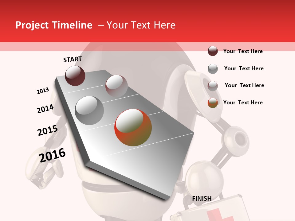 Abstract Technology Nurse PowerPoint Template