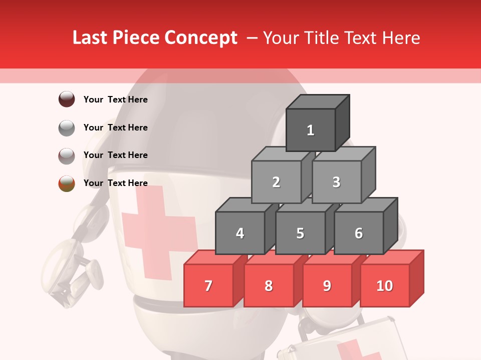 Abstract Technology Nurse PowerPoint Template