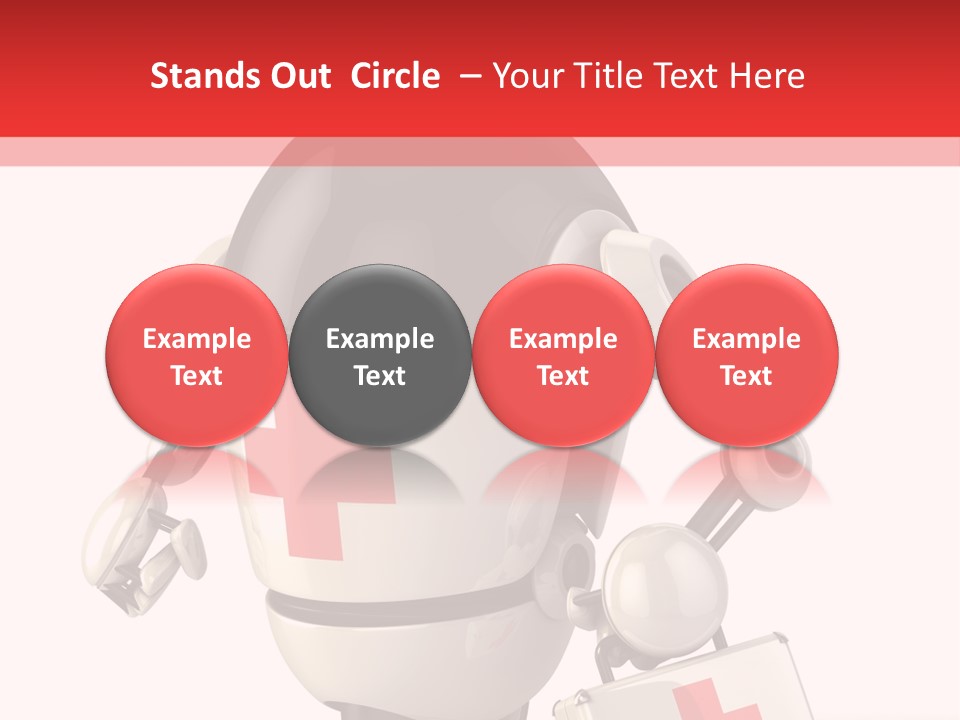 Abstract Technology Nurse PowerPoint Template