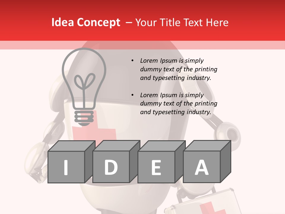 Abstract Technology Nurse PowerPoint Template